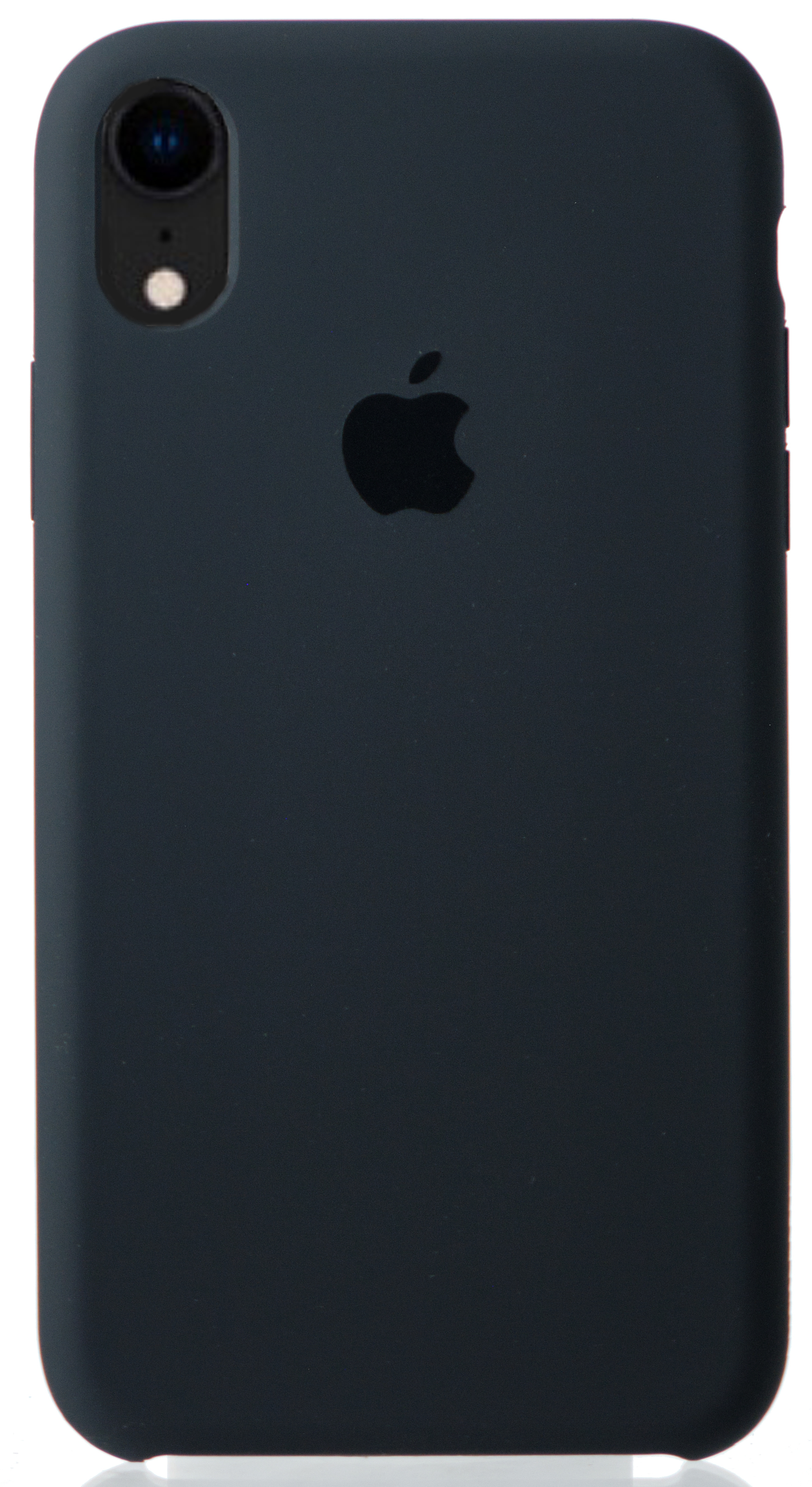 Чехол Silicone Case для iPhone XR темно-серый в Тюмени